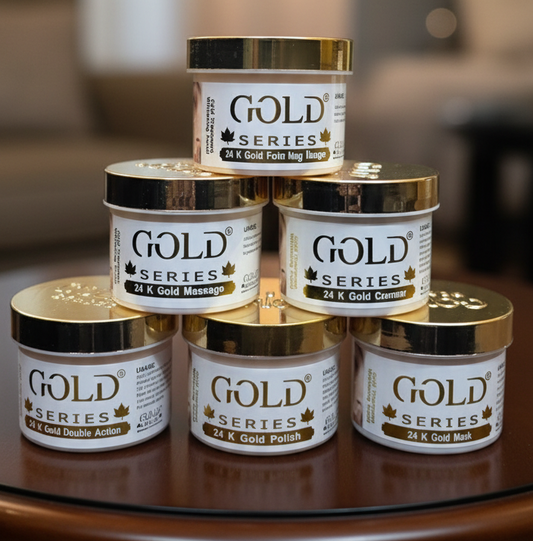 GOLD SERIES 6PCS FACIAL KIT 120ML