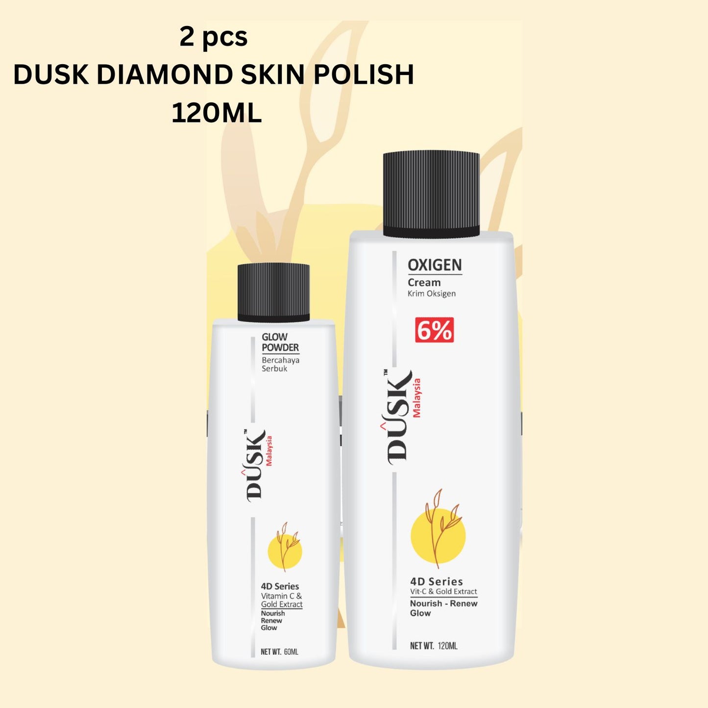 DUSK MALAYSIA SKIN POLISH 2 PCS 120ML